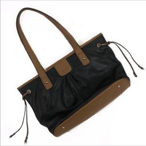 🌹NWOT ❋ Tignanello Tote Bag In Black & Dark Tan🌹